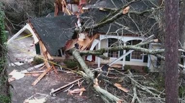 Firefighters rescue Buckhead man trapped in his garage by a fallen tree